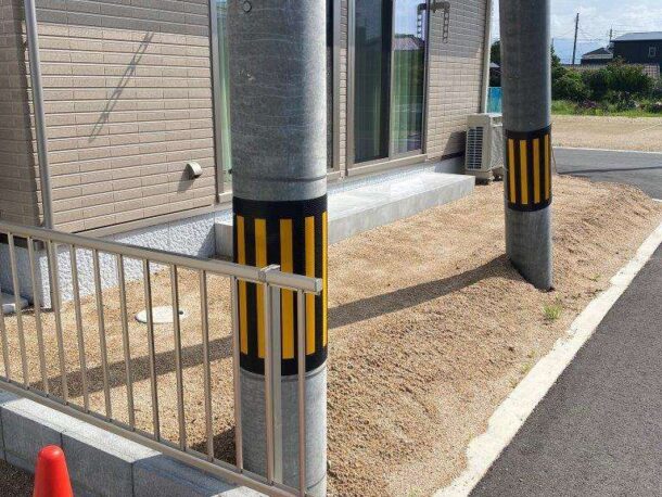 ブロック目隠しフェンス工事