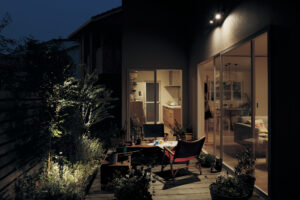 おしゃれなリビングテラス