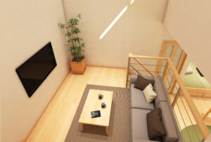 階段の踊り場スペース