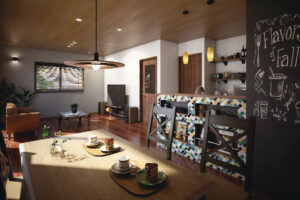 キッチンの前面収納