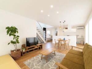 リビング階段のある家づくり