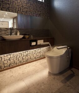 上品さを追求したトイレ