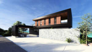 モダンでダイナミックなデザイン注文住宅