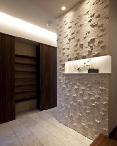 「玄関のニッチ棚」の事例